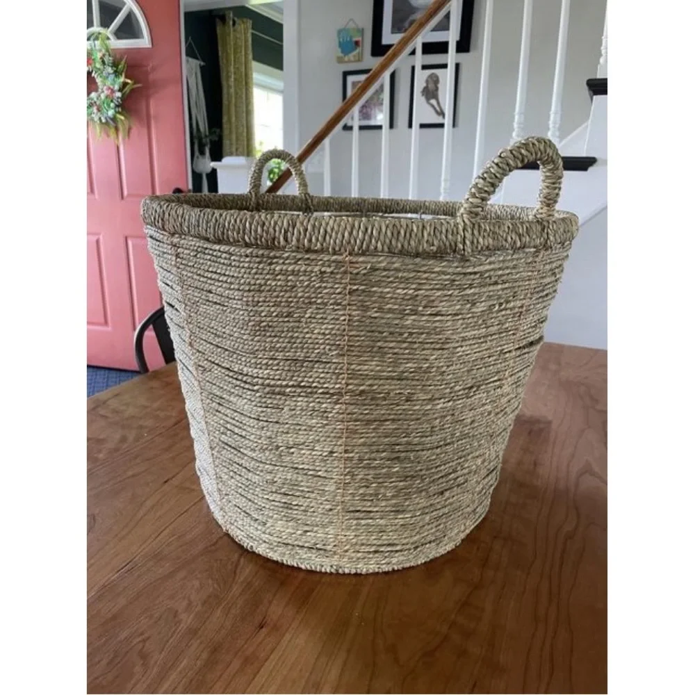 Hearth and Hand 14x18” Woven Floor Basket